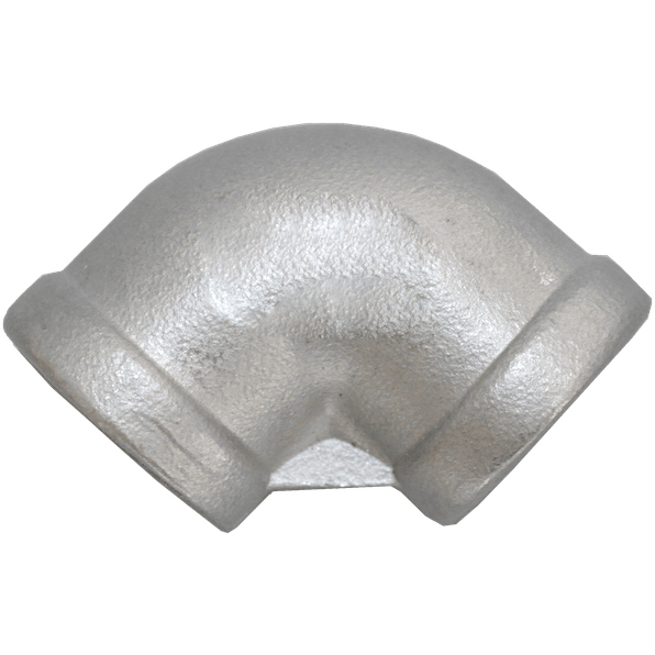 Отвод резьбовой вр/вр нержавеющий, AISI316 DN10 (3/8"), (CF8M), PN16, NK-FEDD10/6