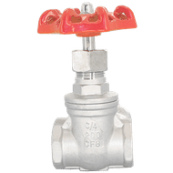 Задвижка клиновая муфтовая нержавеющая, AISI304 DN20 (3/4"), (CF8), PN64, NK-ZKm20/4