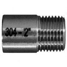 Ниппель приварной нержавеющий, AISI304 DN50 (2&quot;), (CF8), PN16, NK-NE50/4