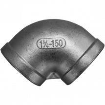 Отвод резьбовой вр/вр нержавеющий, AISI304 DN32 (1_1/4), (CF8), PN16, NK-FEDD32/4