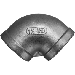 Отвод резьбовой вр/вр нержавеющий, AISI304 DN32 (1_1/4), (CF8), PN16, NK-FEDD32/4