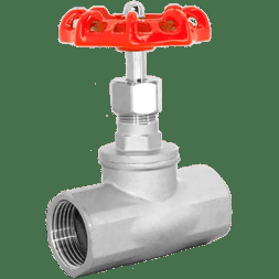 Вентиль запорный муфтовый нержавеющий, AISI304 DN32 (1_1/4"), (CF8), PN40, NK-ZSm32/4