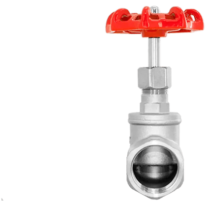 Вентиль запорный муфтовый нержавеющий, AISI304 DN32 (1_1/4"), (CF8), PN40, NK-ZSm32/4