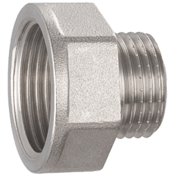 Футорка обратная нержавеющая, AISI304 DN40 x DN32 (1_1/2" x 1_1/4"), (CF8), PN16, NK-FHBN40x32/4