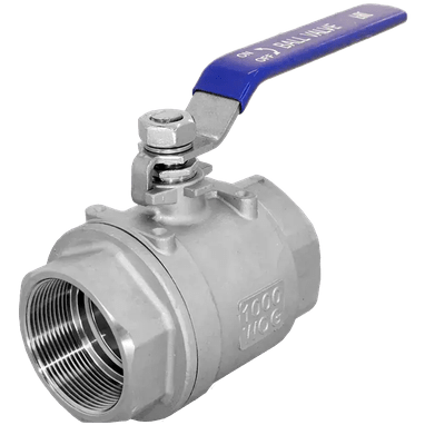 Кран шаровый муфтовый двусоставной нержавеющий (2PC), AISI304 DN80 (3&quot;), (CF8), PN25, NK-BML80/4