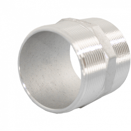 Ниппель резьбовой нержавеющий, AISI304 DN50 (2&quot;), (CF8), PN16, NK-NM50/4