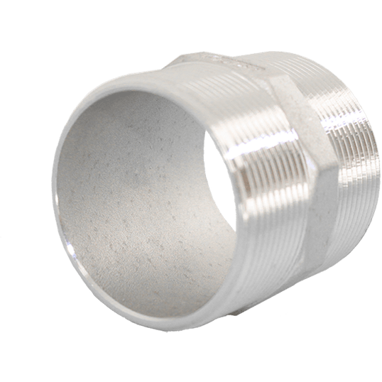 Ниппель резьбовой нержавеющий, AISI304 DN50 (2"), (CF8), PN16, NK-NM50/4