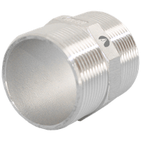 Ниппель резьбовой нержавеющий, AISI304 DN65 (2_1/2"), (CF8), PN16, NK-NM65/4