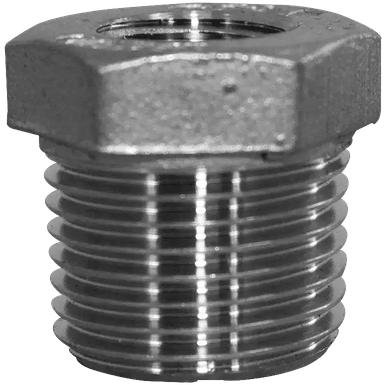 Футорка нержавеющая, AISI304 DN15 x DN 8 (1/2" x 1/4"), (CF8), PN16, NK-FHB15x8/4