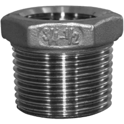 Футорка нержавеющая, AISI304 DN20 x DN15 (3/4" x 1/2"), (CF8), PN16, NK-FHB20x15/4