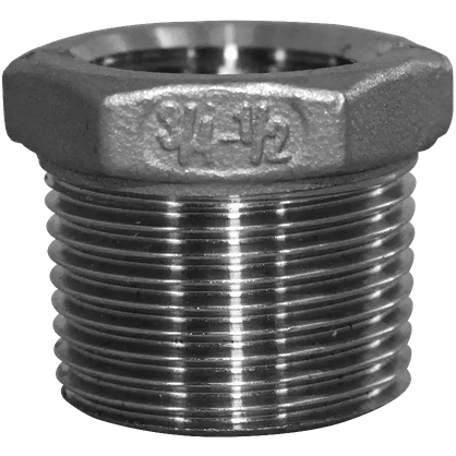 Футорка нержавеющая, AISI304 DN20 x DN15 (3/4&quot; x 1/2&quot;), (CF8), PN16, NK-FHB20x15/4