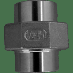 Американка c/c нержавеющая, AISI304 DN15 (1/2"), (CF8), PTFE, PN16, NK-AW/W15/4