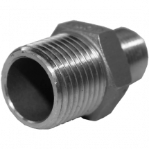 Ниппель резьбовой переходной нержавеющий, AISI304 DN15 х DN10 (1/2&quot; х 3/8&quot;), (CF8), PN16, NK-NМH15х10/4