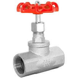 Вентиль запорный муфтовый нержавеющий, AISI304 DN25 (1"), (CF8), PN40, NK-ZSm25/4