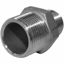 Ниппель резьбовой переходной нержавеющий, AISI304 DN20 х DN15 (3/4&quot; х 1/2&quot;), (CF8), PN16, NK-NМH20х15/4