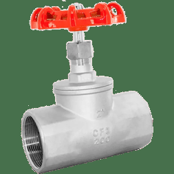 Вентиль запорный муфтовый нержавеющий, AISI304 DN50 (2"), (CF8), PN40, NK-ZSm50/4