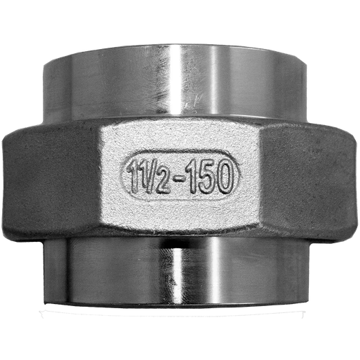 Американка c/c нержавеющая, AISI304 DN40 (1_1/2"), (CF8), PTFE, PN16, NK-AW/W40/4