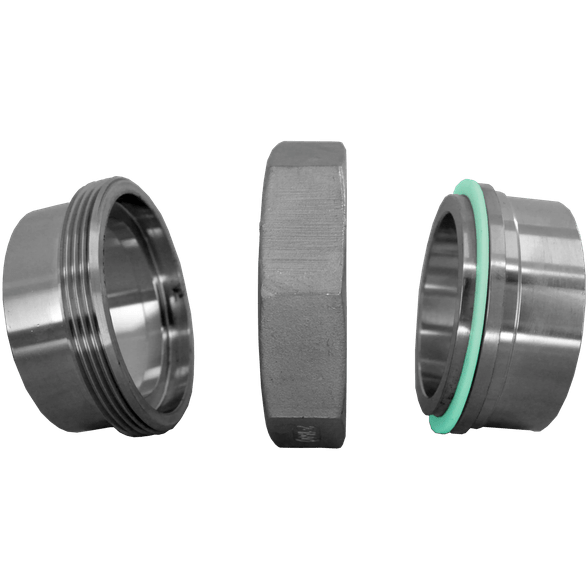 Американка c/c нержавеющая, AISI304 DN40 (1_1/2"), (CF8), PTFE, PN16, NK-AW/W40/4