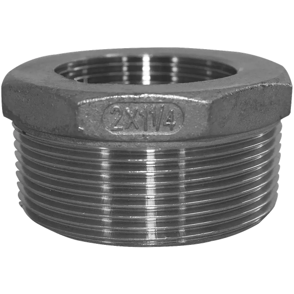 Футорка нержавеющая, AISI304 DN50 x DN32 (2' x 1_1/4"), (CF8), PN16, NK-FHB50x32/4