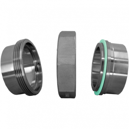 Американка c/c нержавеющая, AISI304 DN50 (2&quot;), (CF8), PTFE, PN16, NK-AW/W50/4