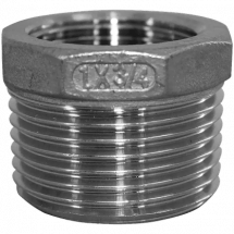 Футорка нержавеющая, AISI304 DN25 x DN20 (1' x 3/4&quot;), (CF8), PN16, NK-FHB25x20/4