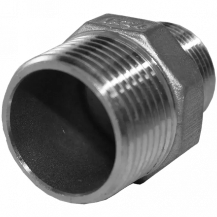 Штуцер елочка нержавеющий, AISI304 DN15 x 20mm (1/2&quot; x 20mm), (CF8), PN16, NK-FHN15x20/4