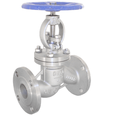 Вентиль запорный фланцевый нержавеющий, AISI304 DN50 (2"), (CF8), PN16, NK-ZSf50/4(Globe)