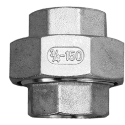 Американка вр/вр нержавеющая, AISI304 DN20 (3/4"), (CF8), PTFE, PN16, NK-ADD20/4