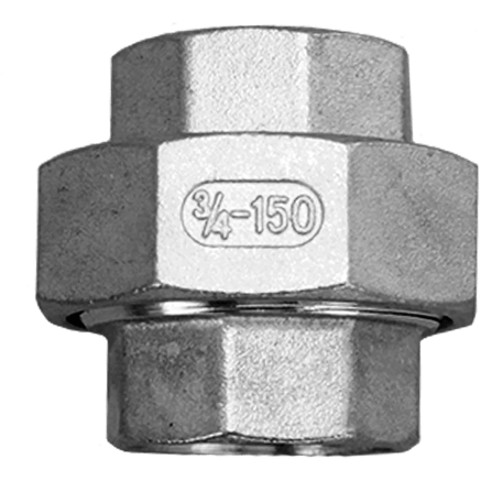 Американка вр/вр нержавеющая, AISI304 DN20 (3/4"), (CF8), PTFE, PN16, NK-ADD20/4