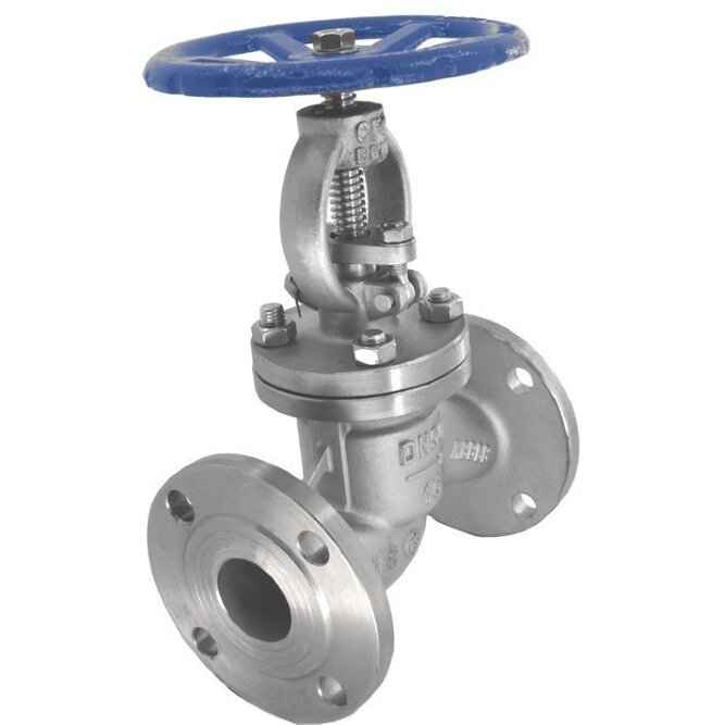 Вентиль запорный фланцевый нержавеющий, AISI304 DN80 (3"), (CF8), PN63, NK-ZSf80/4(Globe)