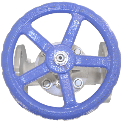 Вентиль запорный фланцевый нержавеющий, AISI304 DN80 (3"), (CF8), PN63, NK-ZSf80/4(Globe)