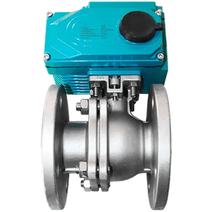 Кран шаровый фланцевый (2PC), AISI304 DN50 (2"), с электроприводом AC 24V (С-05), NK-BFtp50/4*PEAL50