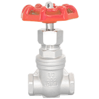 Задвижка клиновая муфтовая нержавеющая, AISI304 DN15 (1/2"), (CF8), PN63, NK-ZKm15/4