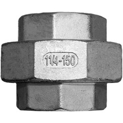 Американка вр/вр нержавеющая, AISI304 DN32 (1_1/4"), (CF8), PTFE, PN16, NK-ADD32/4