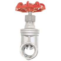 Задвижка клиновая муфтовая нержавеющая, AISI304 DN25 (1"), (CF8), PN63, NK-ZKm25/4