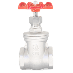 Задвижка клиновая муфтовая нержавеющая, AISI304 DN32 (1_1/4"), (CF8), PN63, NK-ZKm32/4