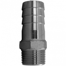 Штуцер елочка нержавеющий, AISI304 DN25 x 25mm (1&quot; x 25mm), (CF8), PN16, NK-FHN25x25/4