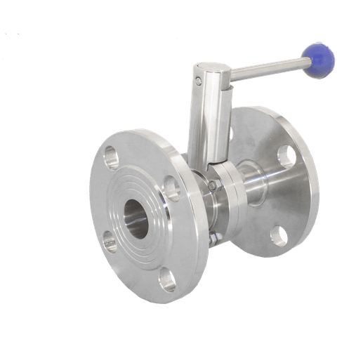 Затвор дисковый фланцевый нержавеющий, AISI304 DN40 (1_1/2"), (CF8), PN10, NK-DZf40/4
