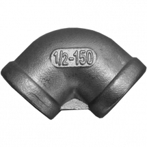 Отвод резьбовой вр/вр нержавеющий, AISI304 DN15 (1/2&quot;), (CF8), PN16, NK-FEDD15/4