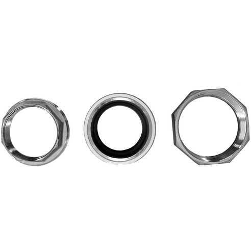 Американка нр/вр нержавеющая, AISI304 DN20 (3/4"), (CF8), PTFE, PN16, NK-ADM20/4