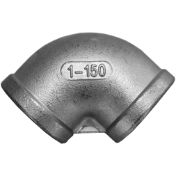 Отвод резьбовой вр/вр нержавеющий, AISI304 DN25 (1"), (CF8), PN16, NK-FEDD25/4