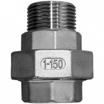 Американка нр/вр нержавеющая, AISI304 DN25 (1&quot;), (CF8), PTFE, PN16, NK-ADM25/4