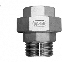 Американка нр/вр нержавеющая, AISI304 DN32 (1_1/4&quot;), (CF8), PTFE, PN16, NK-ADM32/4