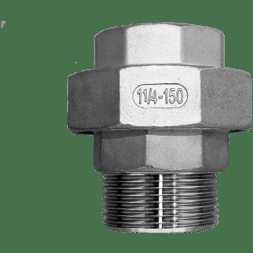 Американка нр/вр нержавеющая, AISI304 DN32 (1_1/4"), (CF8), PTFE, PN16, NK-ADM32/4