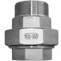 Американка нр/вр нержавеющая, AISI304 DN40 (1_1/2&quot;), (CF8), PTFE, PN16, NK-ADM40/4
