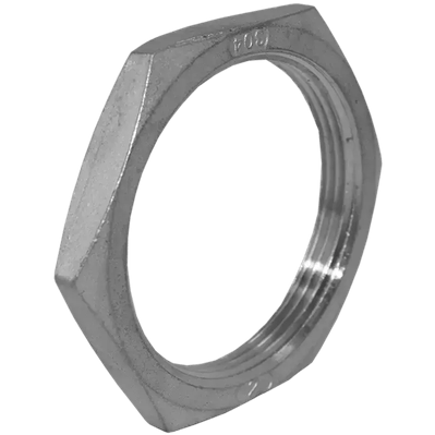 Контргайка 6-гранная нержавеющий, AISI304 DN50 (2"), (CF8), PN16, NK-HNF50/4