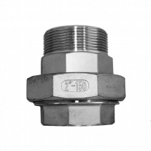 Американка нр/вр нержавеющая, AISI304 DN50 (2&quot;), (CF8), PTFE, PN16, NK-ADM50/4