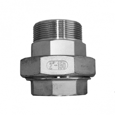 Американка нр/вр нержавеющая, AISI304 DN50 (2&quot;), (CF8), PTFE, PN16, NK-ADM50/4