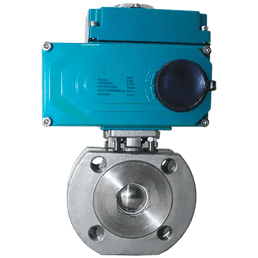 Кран шаровый межфланцевый, AISI304 DN20 (3/4"), с электроприводом AC 220V (С-03), NK-BIFp20/4*PEAH30