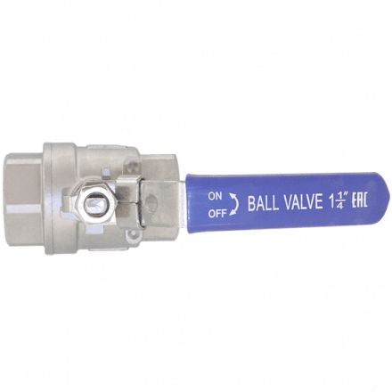 Кран шаровый трехходовой (T-тип) нержавеющий, AISI304 DN50 (2&quot;), (CF8), PN40, NK-BTt50/4